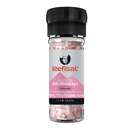 Sal Rosada Himalaya Cristales Salero Molino 110g